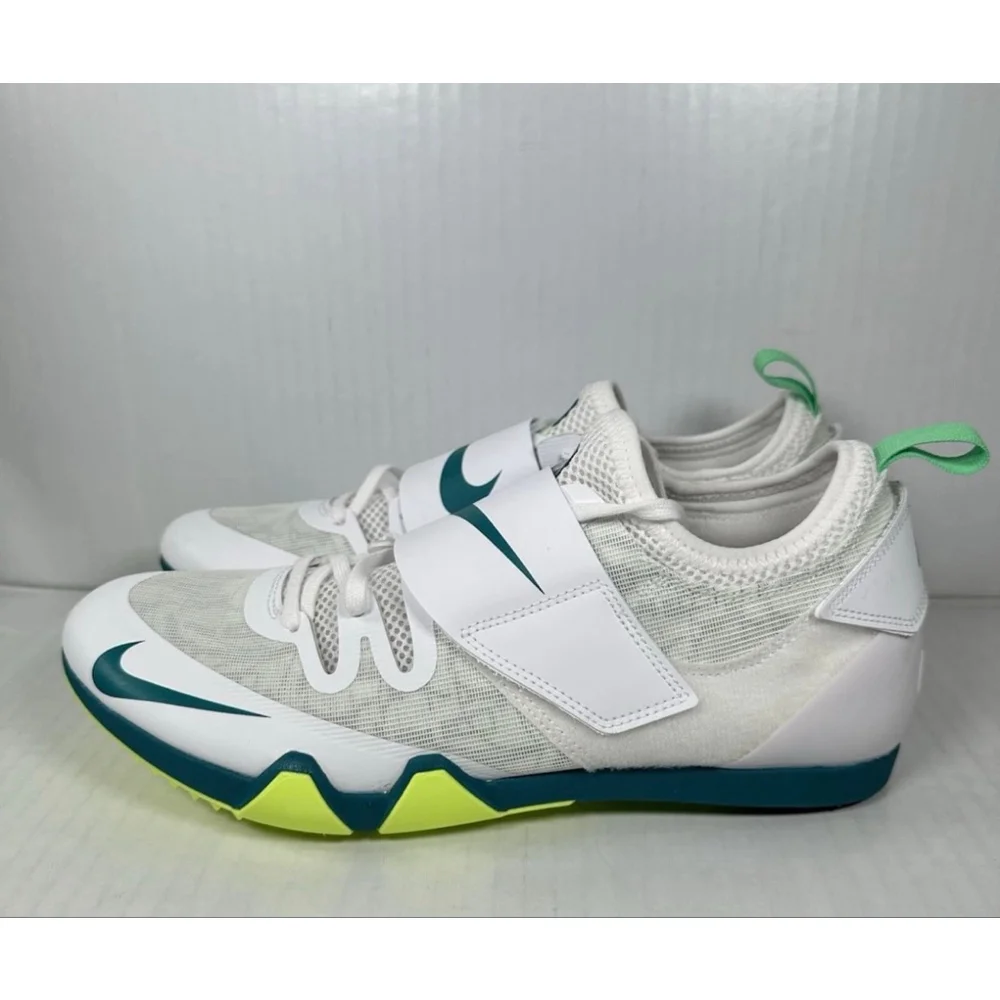 Nike Pole Vault Elite Spruce FZ9649-100 Track Cleats size 10.5 with spikes